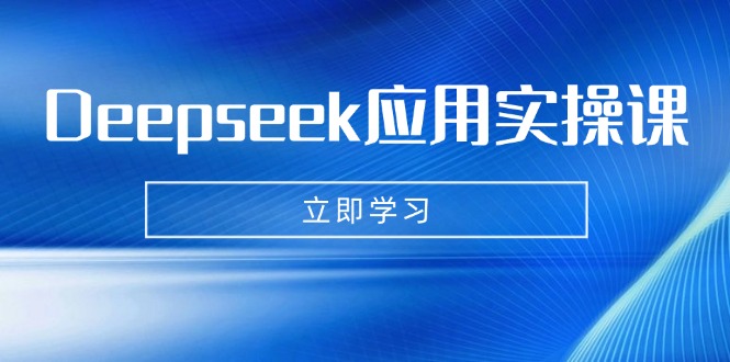 Deepseek应用实操课:AI制作数字妈妈、写真、短视频,辅导作业,PPT制作等创业项目-副业赚钱-互联网创业-资源整合HubZap创业